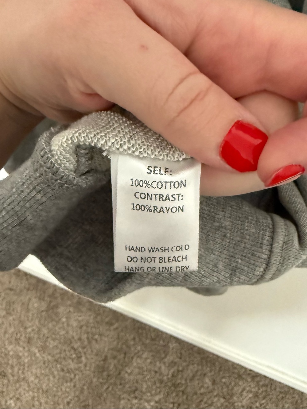 easel Gray Pullover with Leopard-Print Sleeve Detail - Picture 5 of 6